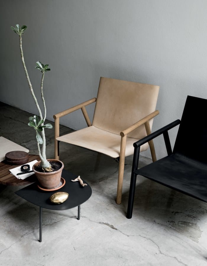 Кожаное кресло с подлокотниками Kristalia 1085 Edition ARCH-00005691 - Вид №1