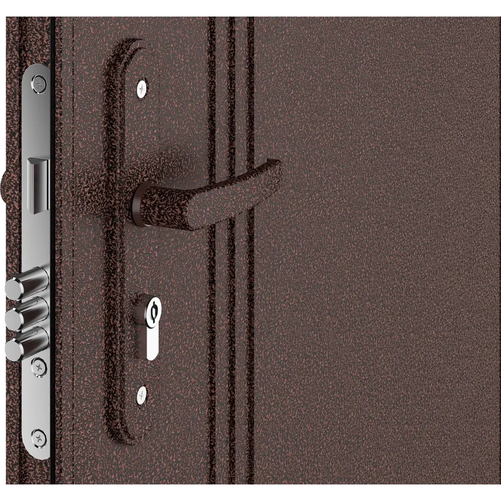 Дверь входная металлическая Ламистайл 980 мм правая цвет капучино DOORHAN STLM-2116586 - Вид №1