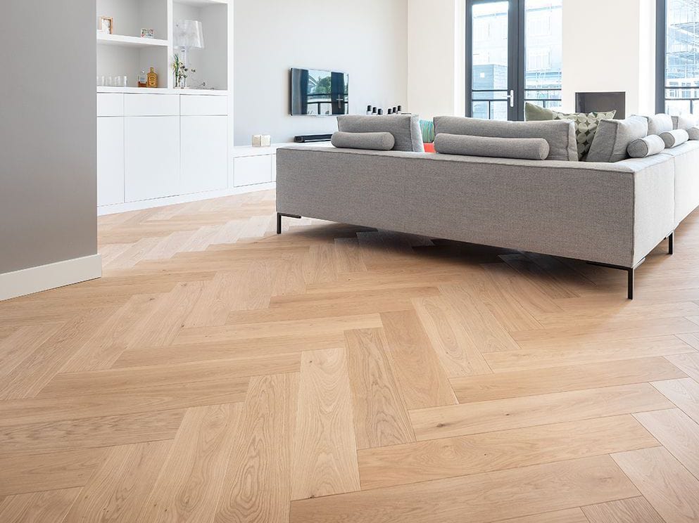 Дубовый паркет Dennebos Flooring Белая мойка ARCH-00117766