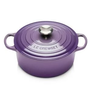 Кастрюля чугунная Le Creuset, Ø24 см, фиолетовая