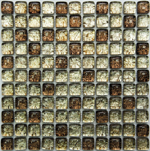 Мозаика стеклянная с вкроплениями природного камня S-833 SN-Mosaic Exclusive