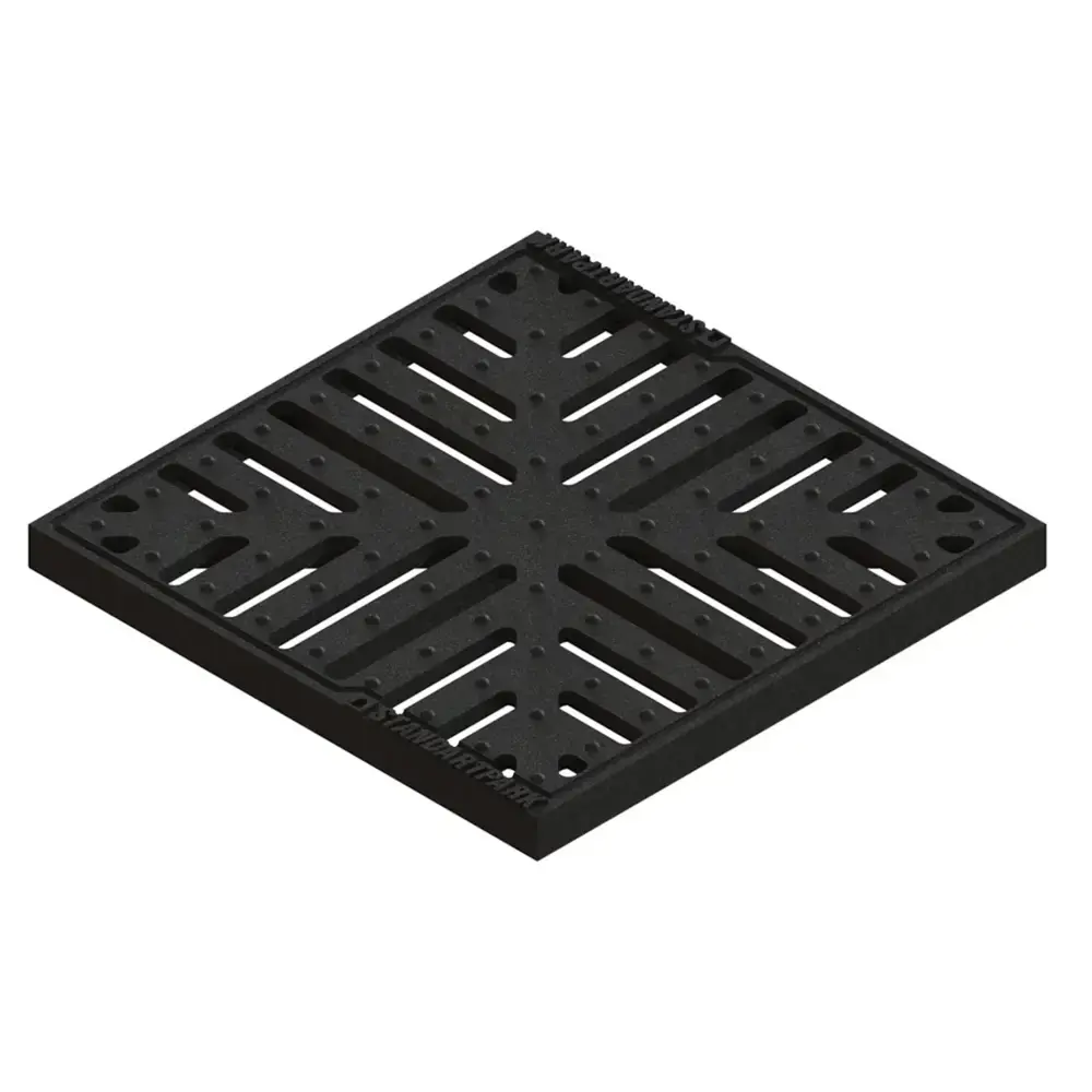 Решетка чугунная к дождеприемнику Standartpark Polymax Basic класса А15 STLM-2042839