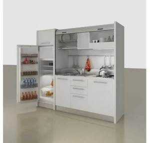 Mobilspazio Выдвижная деревянная мини-кухня Zeus K120
