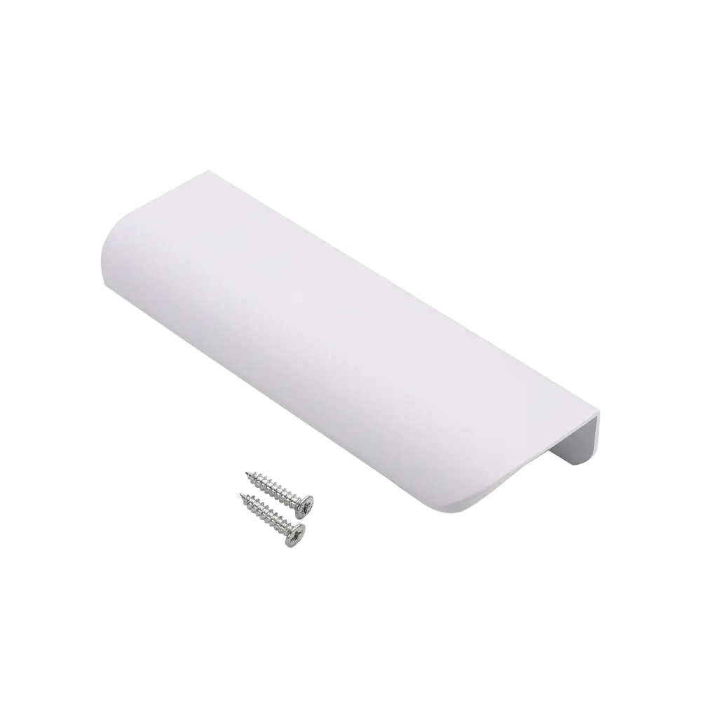 Мебельная ручка-профиль Лион белый 16 мм AKS STLM-2071903 - Вид №3