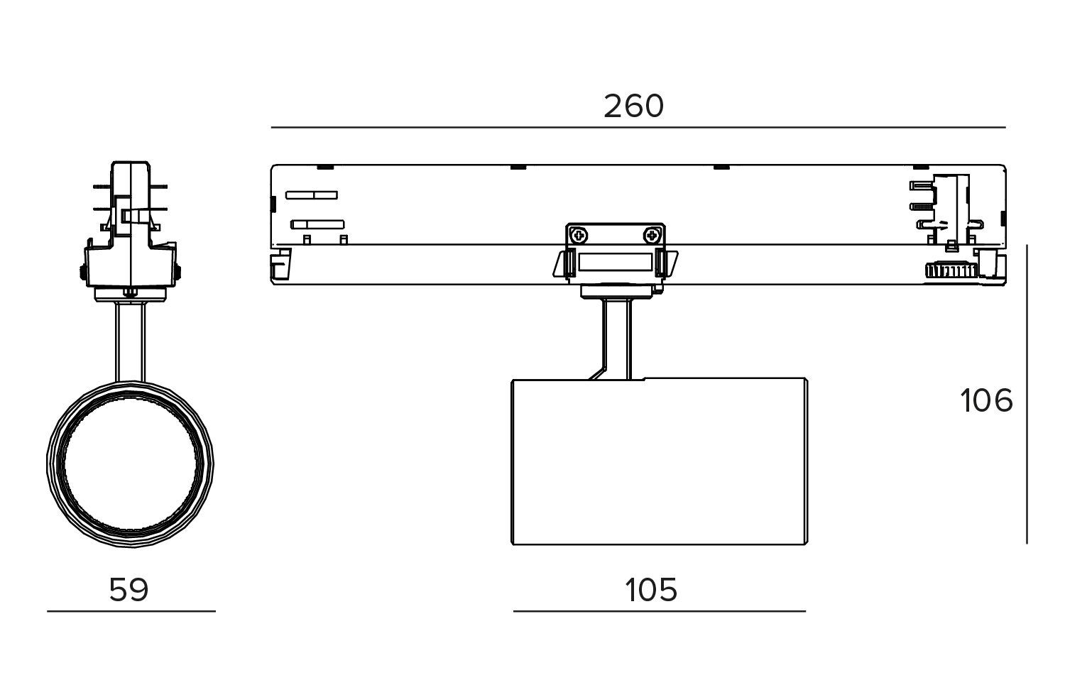 Алюминиевое светодиодное освещение TARGETTI Label ARCH-00082825 - Вид №1