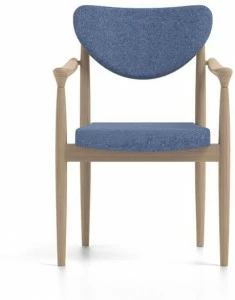 PIAVAL Штабелируемый тканевый стул с подлокотниками Pia | health & care 48-13/2