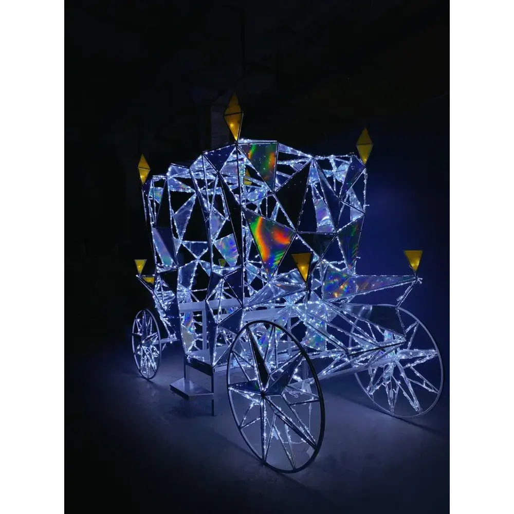 Электрическая светящиеся фигура Карета Екатерининская 400 LED 180x300x300 см теплый белый свет 86164077 STLM-2158406 LUMINE AJUR  - Вид №1