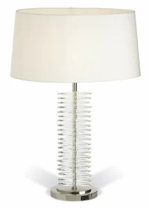 Настольная лампа Siam от RVAstley 5991 RVASTLEY ИНТЕРЬЕРНЫЕ 062018 Белый;прозрачный