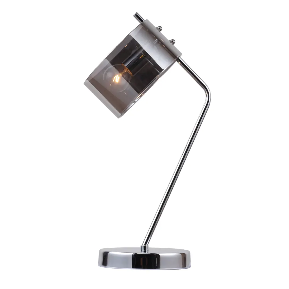 Настольная лампа Rivoli Lattea, цвет дымчатый/хром STLM-2138845