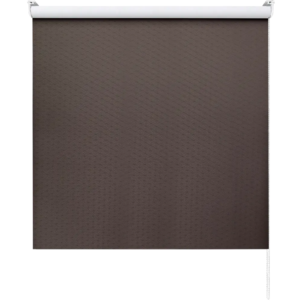 Штора рулонная блэкаут Ромб 120x175 см коричневая ЭСКАР STLM-2182765