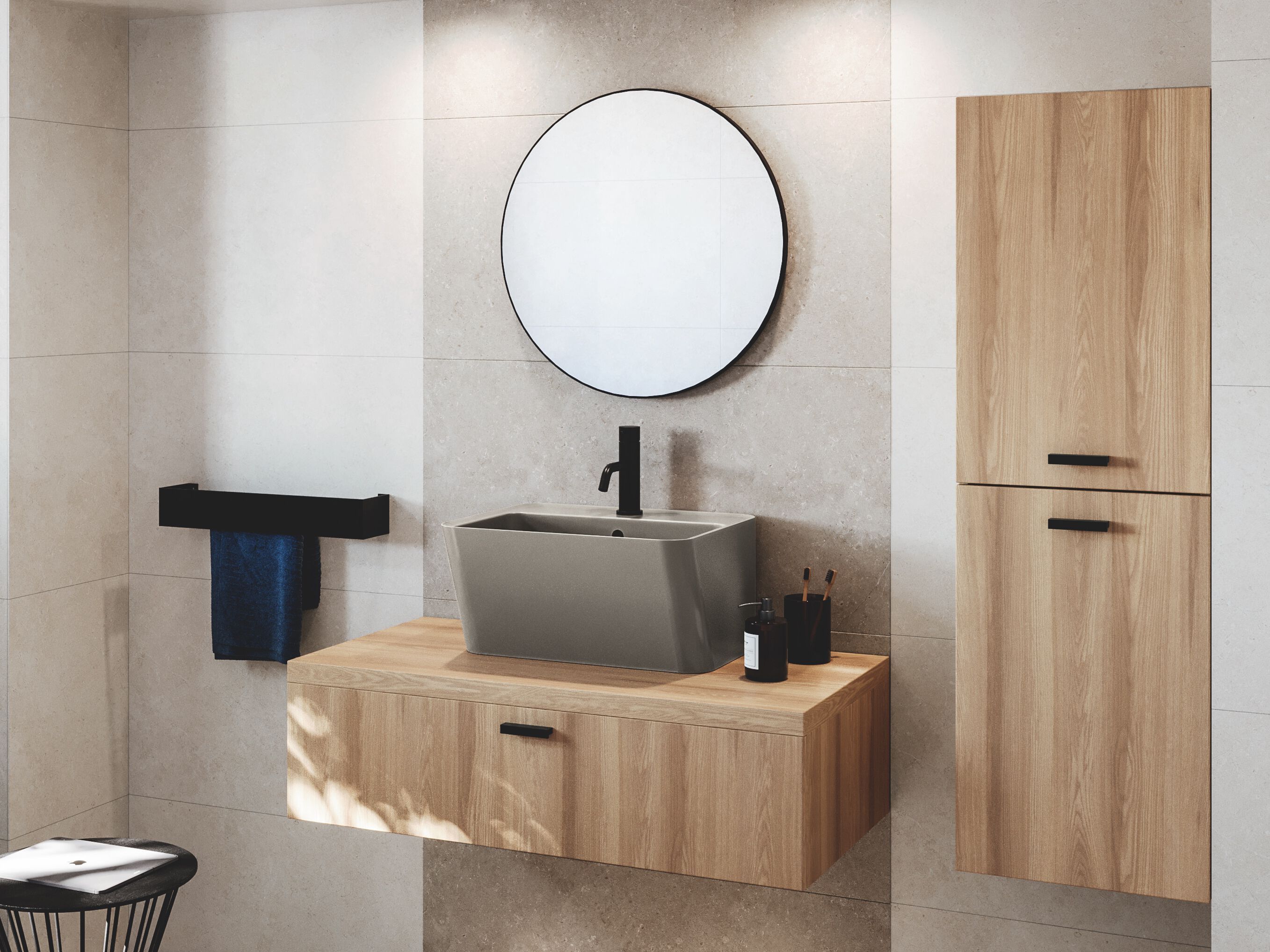 Подвесной умывальник с ящиками COLAVENE Wynn ARCH-00123214