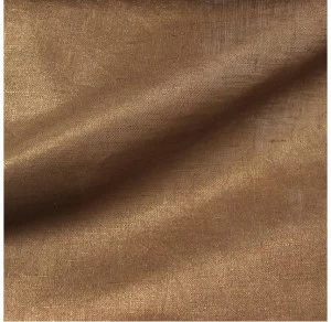 Aldeco Переливающаяся льняная ткань для штор Ghute