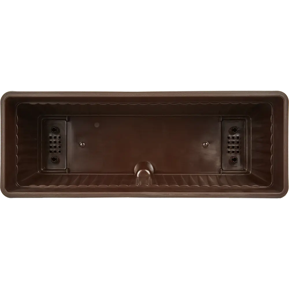 Балконный ящик 19x16.5x50 см v15.7 л пластик коричневый Santreyd STLM-2111544 - Вид №1