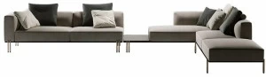 Paolo Castelli Секционный угловой диван в коже Soft ratio