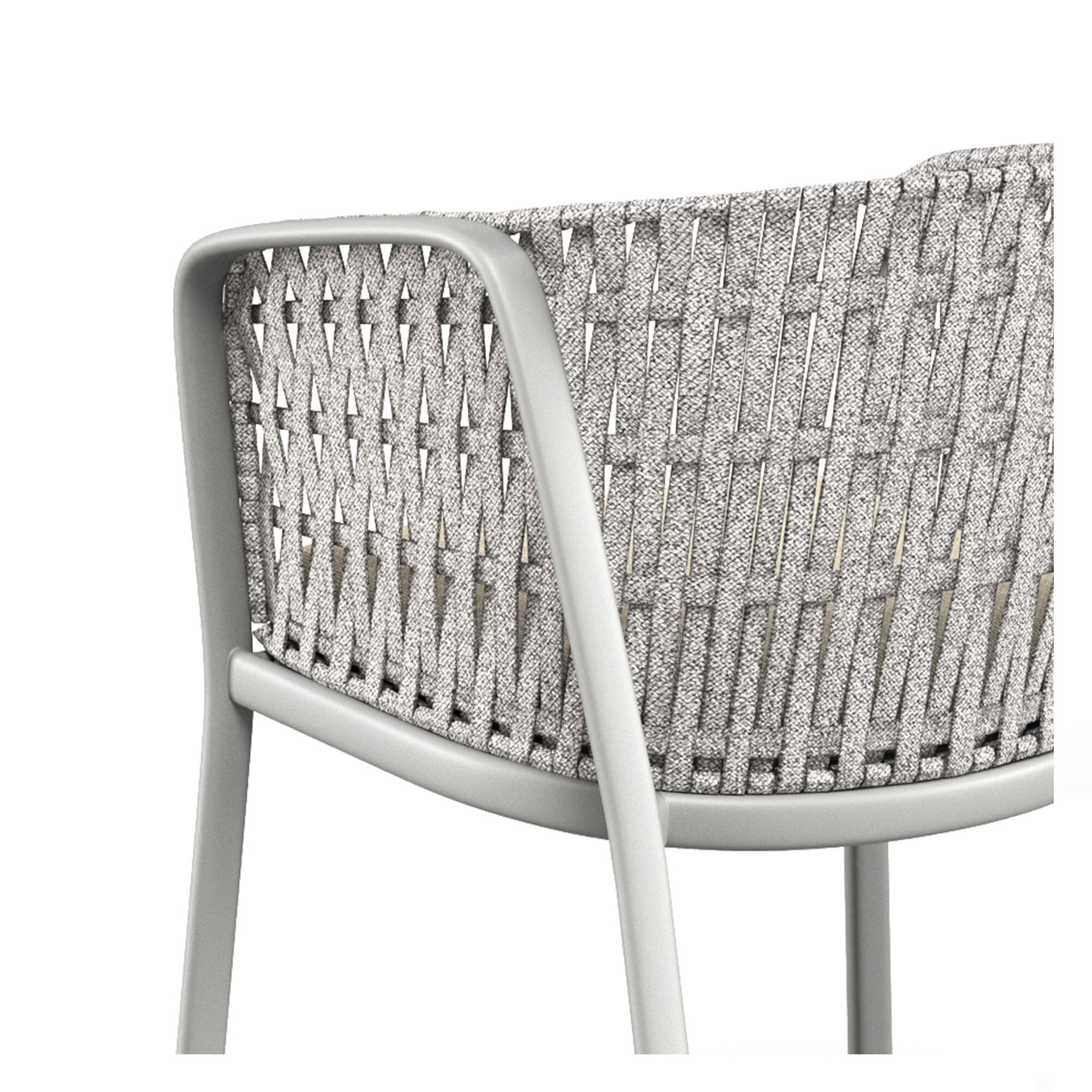 Алюминиевый стул и плоский плетеный Канат emu ARCH-00151224 - Вид №4