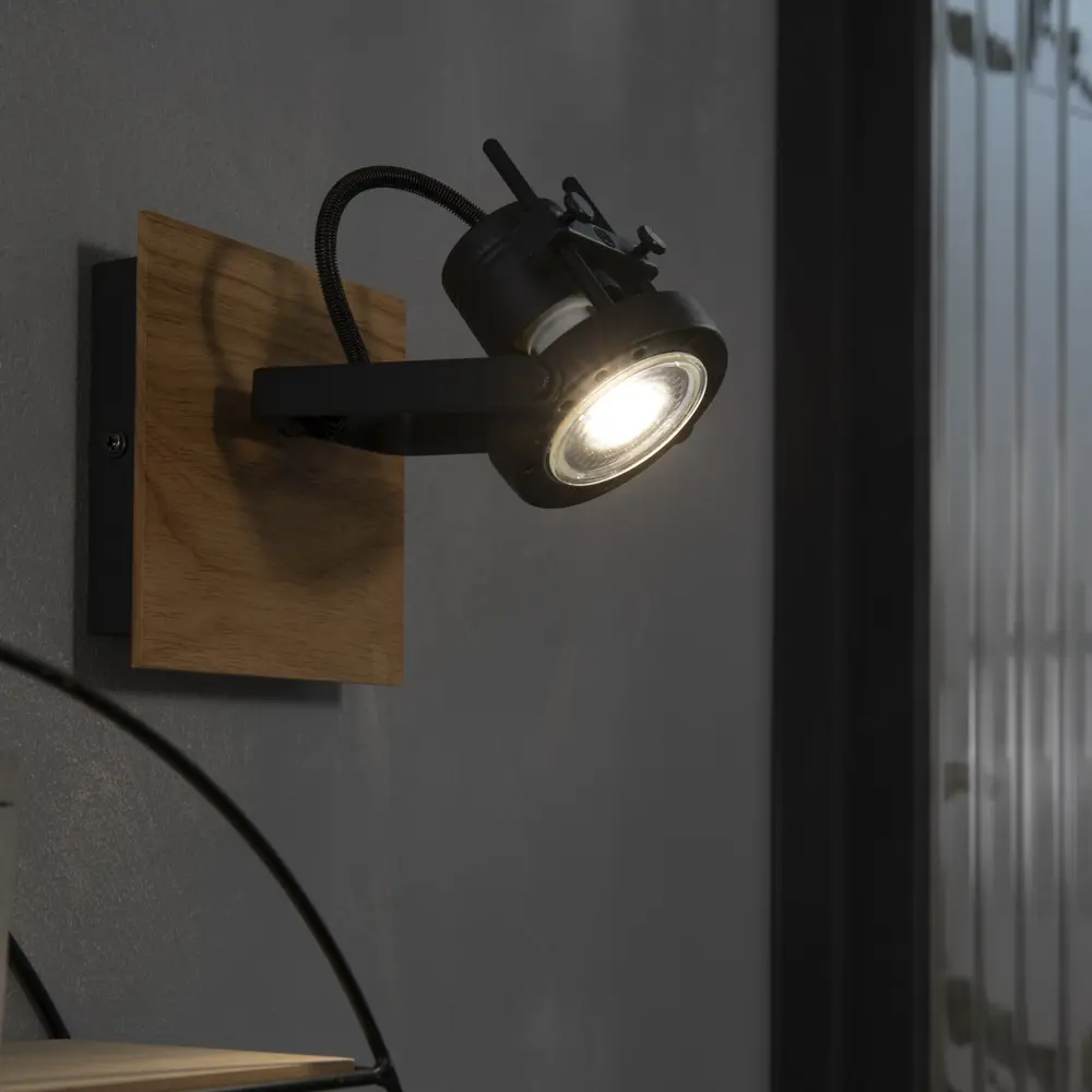 Поворотный спот Inspire Technic с деревянными элементами для акцентного освещения 83618150 STLM-0042888 - Вид №4