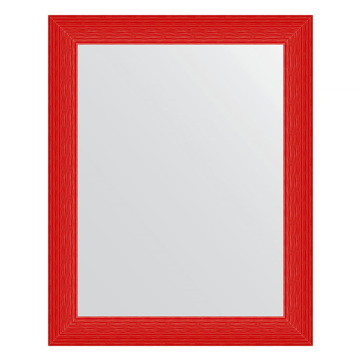 90312722 Зеркало в багетной раме красная волна 89 мм 80x100 см BY 3908 DEFENITE STLM-0179693 EVOFORM