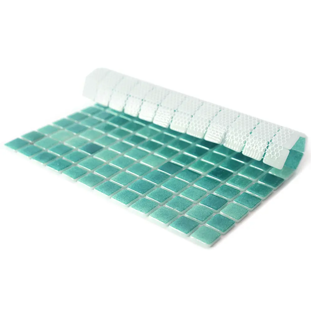 Мозаика стеклянная Natural STP-GN001 31.5x31.5 см цвет зеленый Santreyd Steppa STLM-2057858 - Вид №2