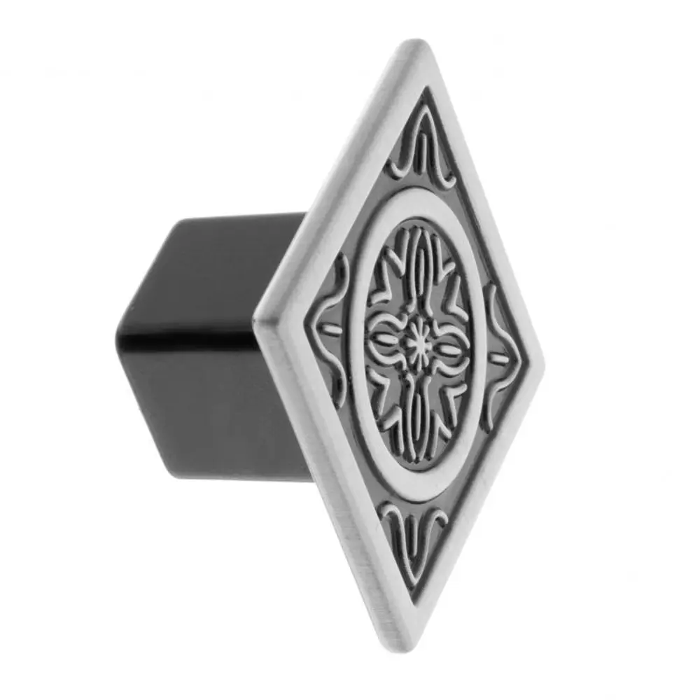 Мебельная ручка-кнопка Gamet GR29-G0009 цвет матовый никель 14260292 STLM-2068176 