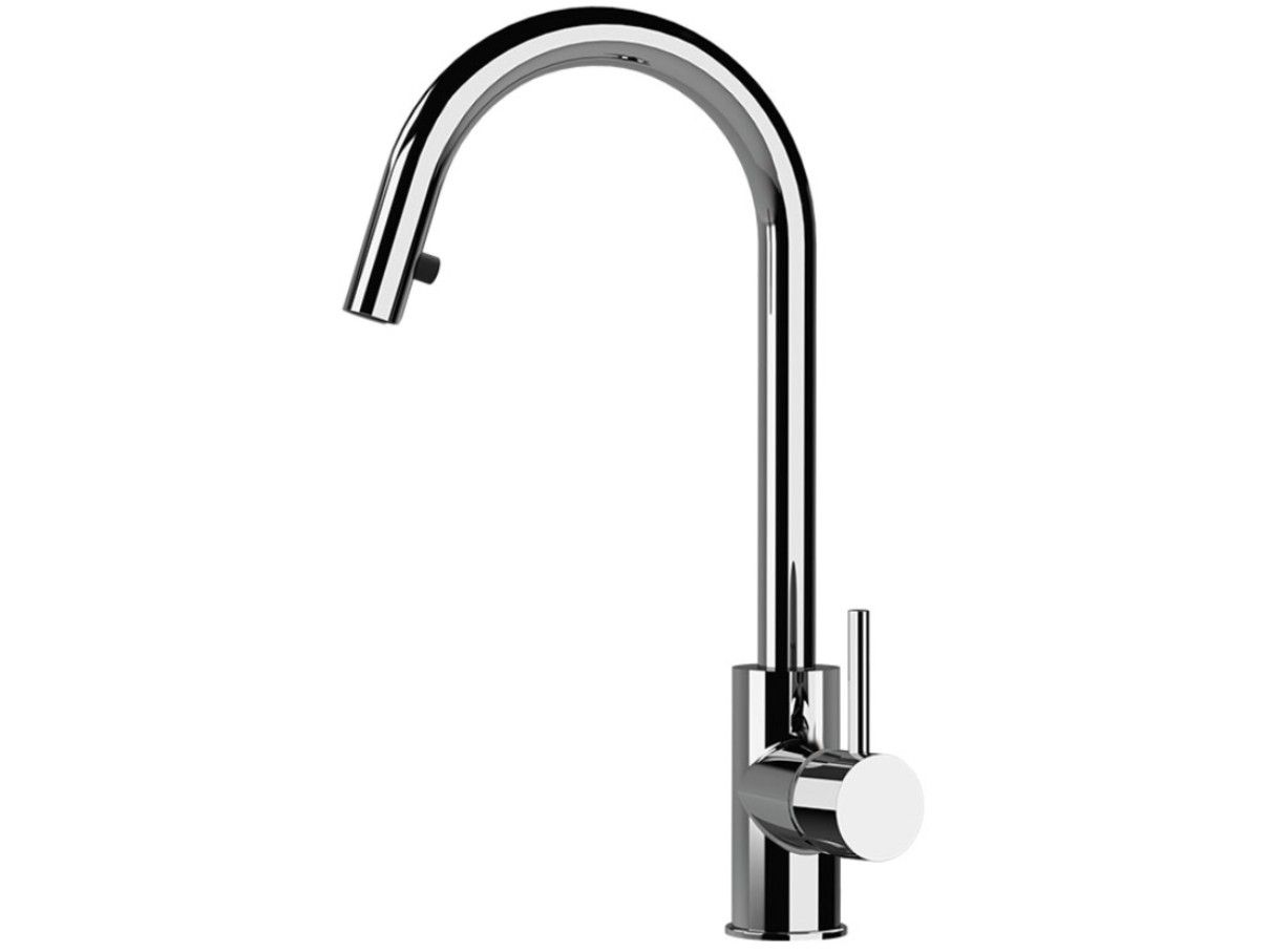 Однорычажный смеситель для кухни с поворотным изливом Daniel Rubinetterie дизайн ARCH-00045958 - Вид №1