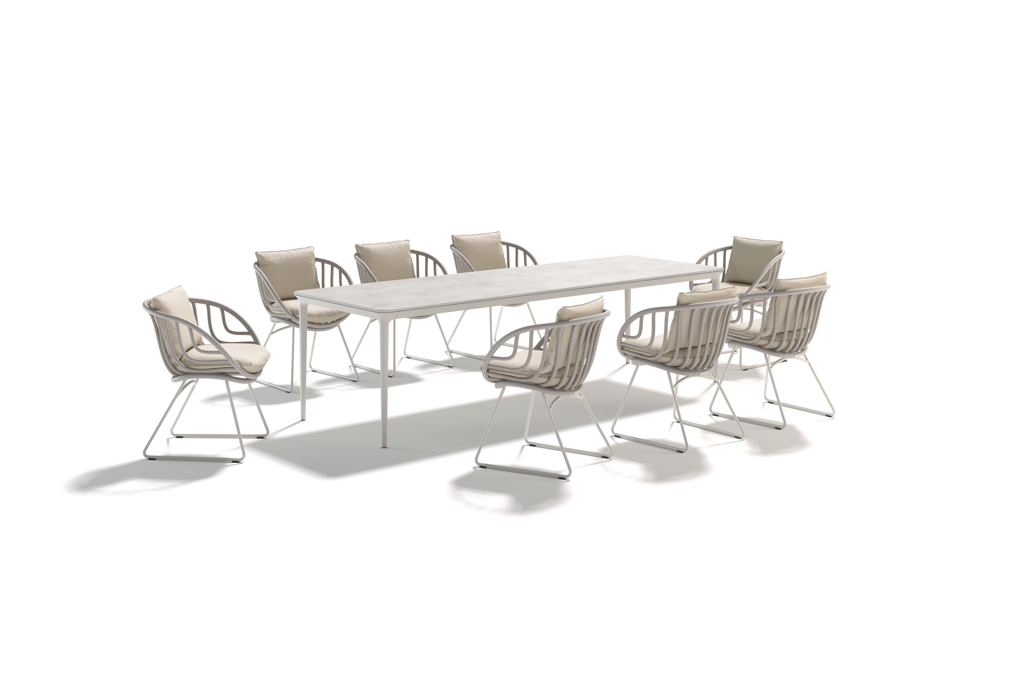 Прямоугольный садовый стол с верхней частью HPL DEDON BELLMONDE ARCH-00152107 - Вид №14