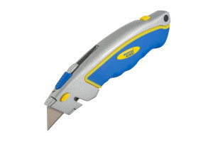 16182589 Трапециевидный строительный нож для электрика 19 мм + 5 лезвий 10503200 МастерАлмаз