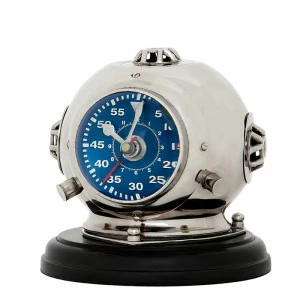 Часы Diving Helmet Odyssey от Eichholtz EICHHOLTZ ДИЗАЙНЕРСКИЕ, EICHHOLTZ 062387 Голубой;хром