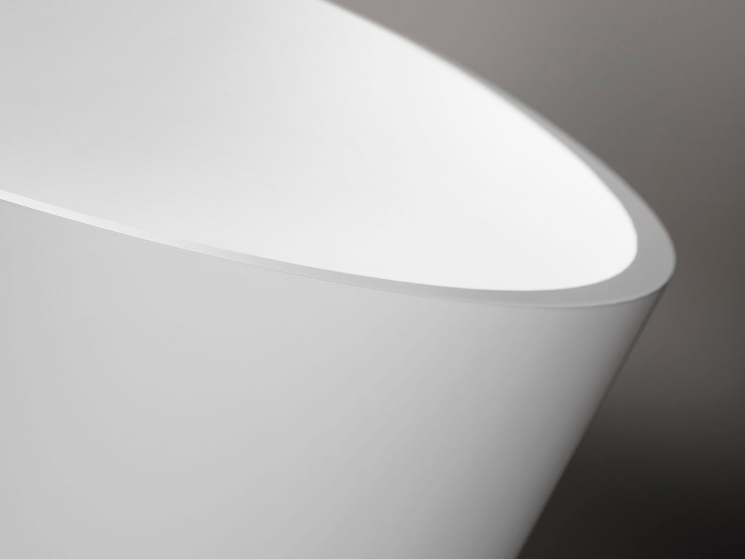 Овальная ванна в центре комнаты в твердой поверхности Gruppo Treesse мебель для ванной комнаты-отдельно стоящие ванны ARCH-00027375 - Вид №22