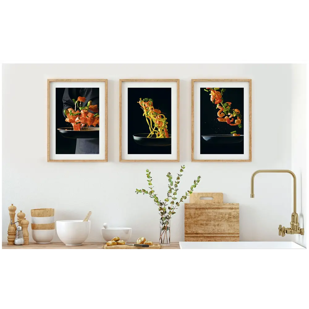 Постер Высокая кухня 21x29.7 см 3 шт. 85817833 STLM-2028712 АРТ ДИЗАЙН  - Вид №6