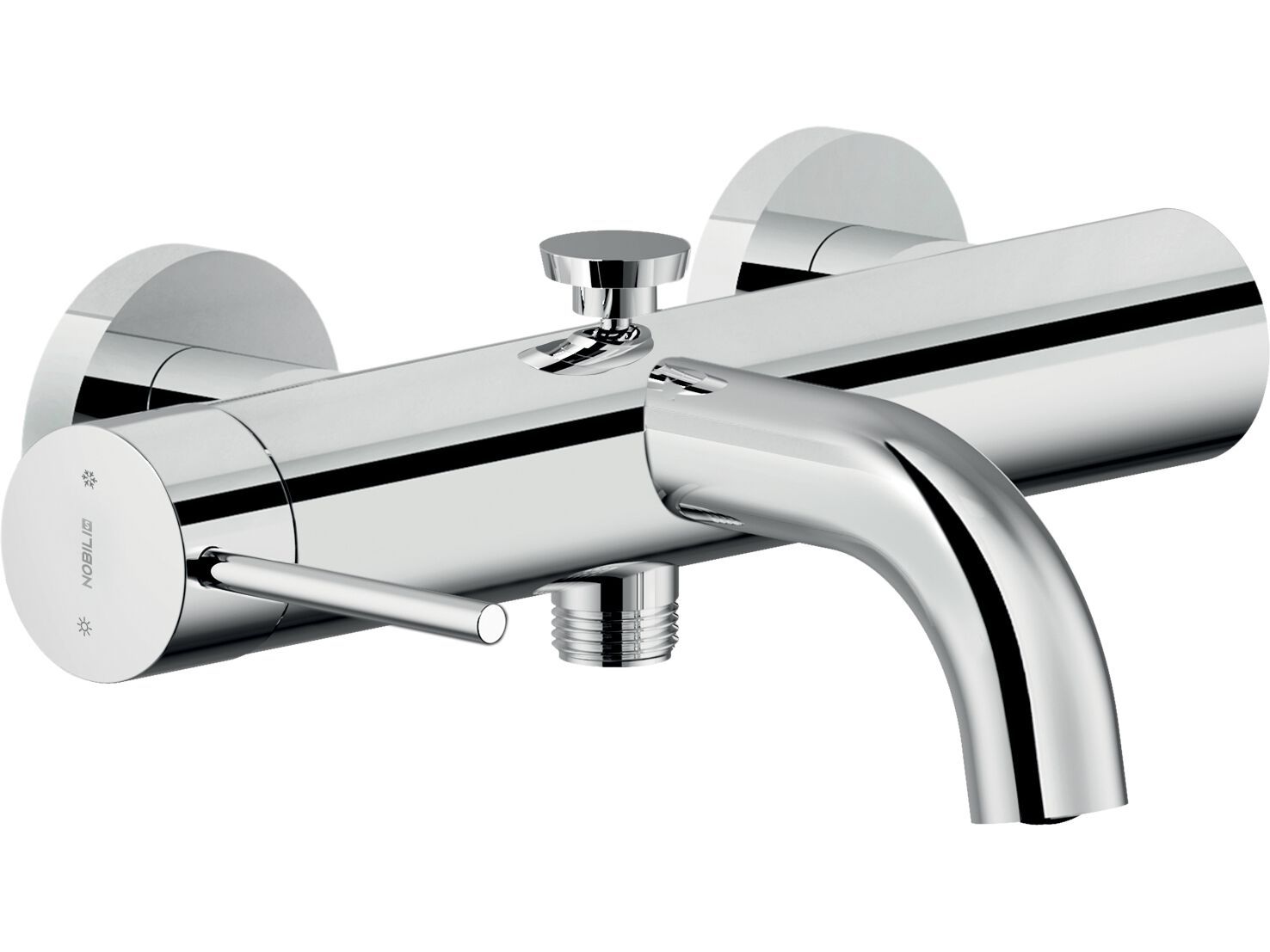 Настенный однорычажный смеситель для ванны Nobili Velis ARCH-00021786