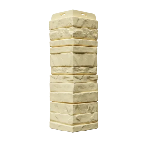 Угол наружный для фасадных панелей Docke Сланец цвет светло-желтый