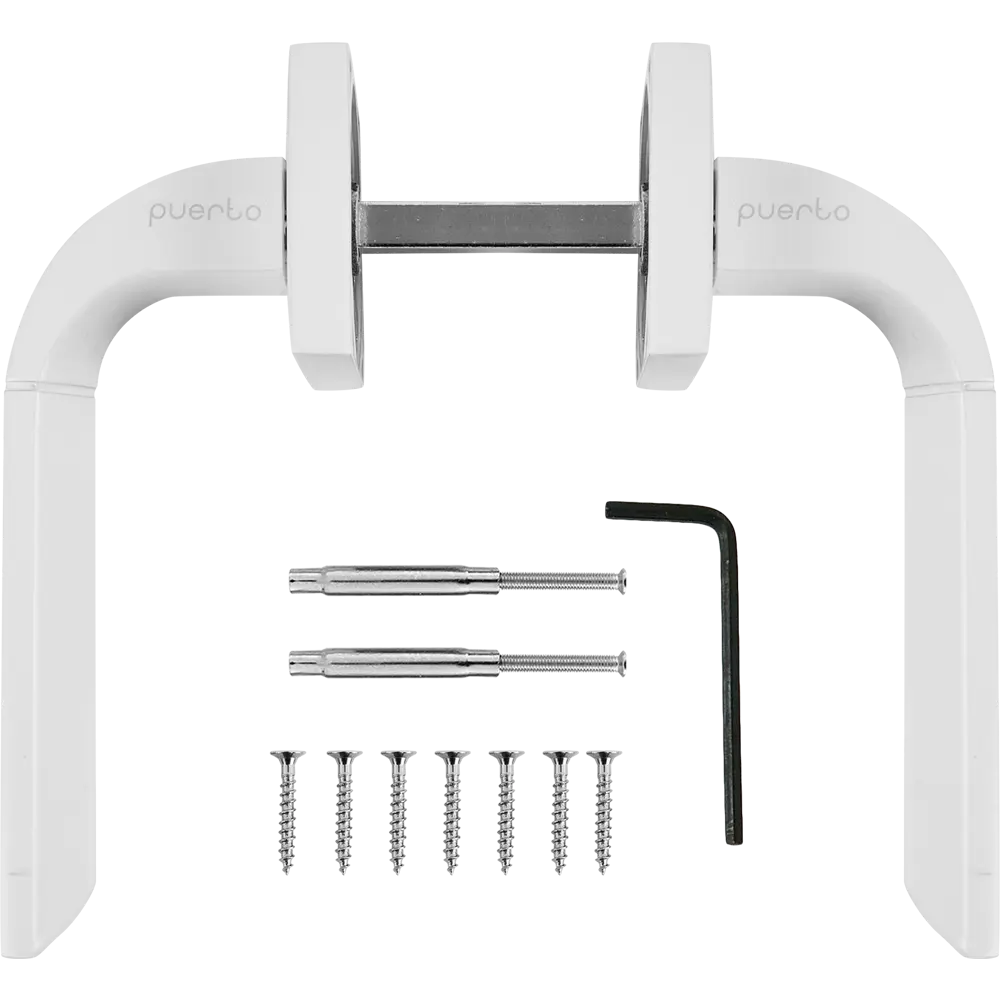 PUERTO Пиньолата - стильная ручка на розетке для межкомнатных дверей 86338212 STLM-0067918 - Вид №1