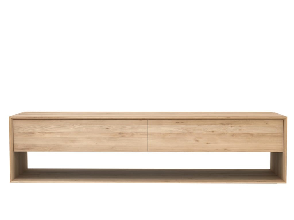 Твердый деревянный низкий ТВ-шкаф Ethnicraft Nordic ARCH-00030722 - Вид №1