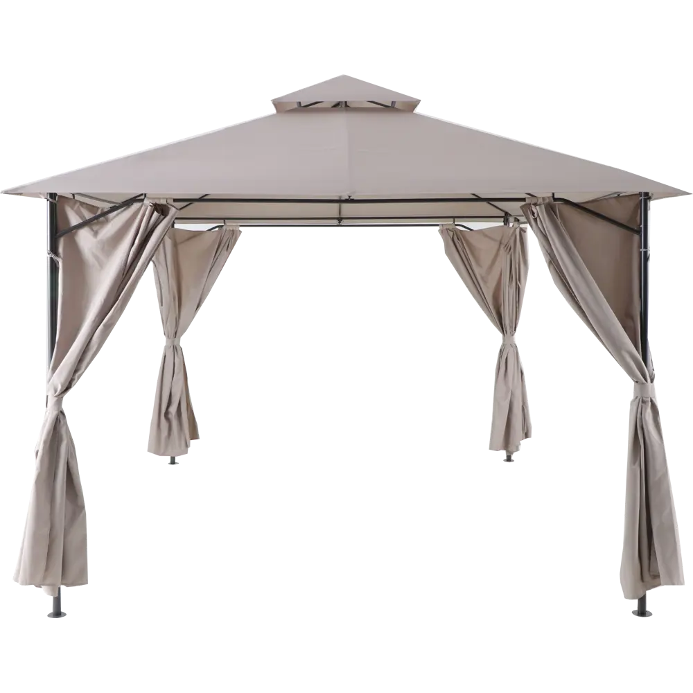 Крыша для павильона Oxis 3x4 м цвет тёмно-серый NATERIAL STLM-2041409 - Вид №4