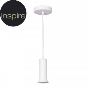 Светильник подвесной Hoki 1 лампа 3 м² цвет белый INSPIRE