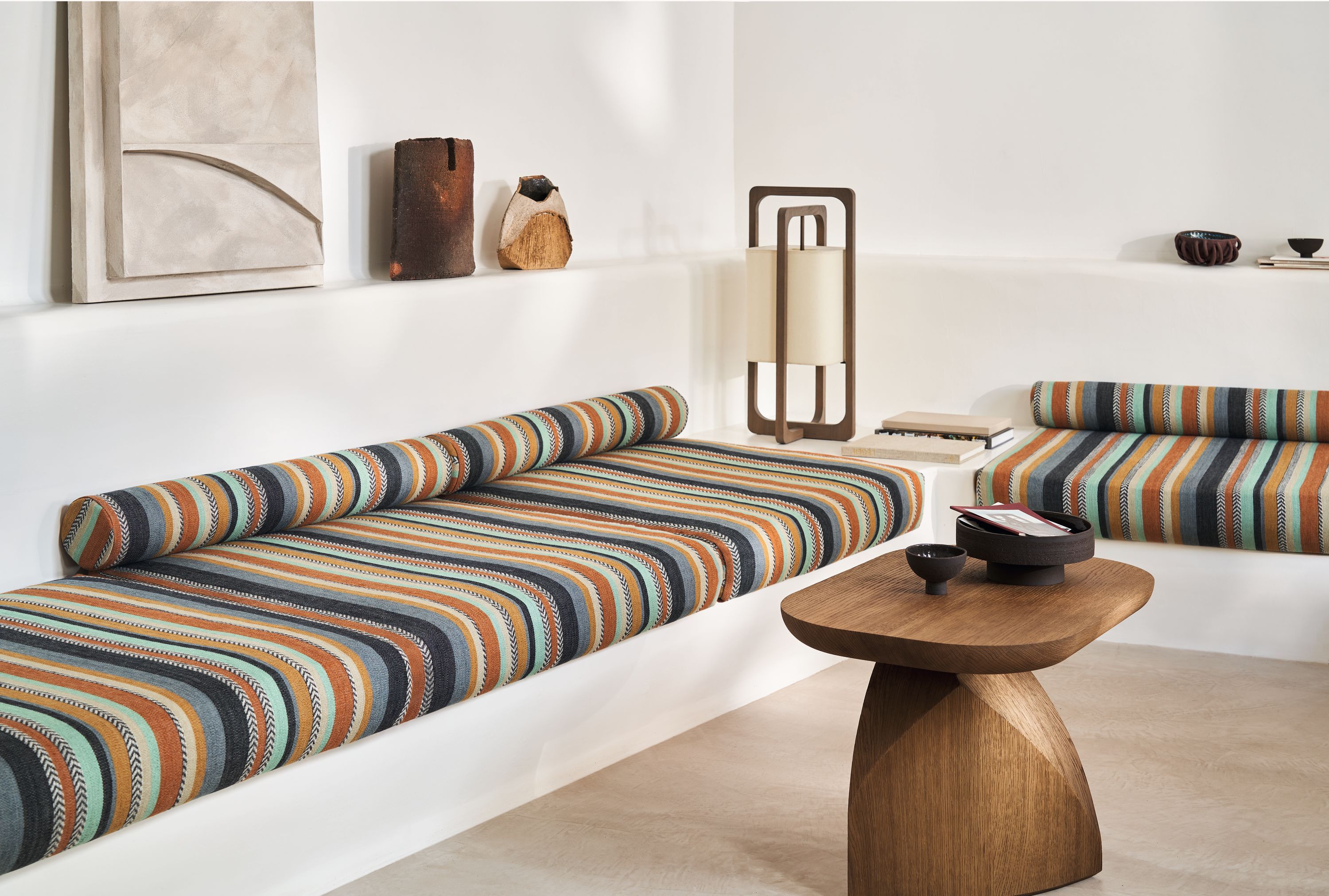 Полосатая ткань ручной работы Casamance Costa Nova ARCH-00118097 - Вид №1