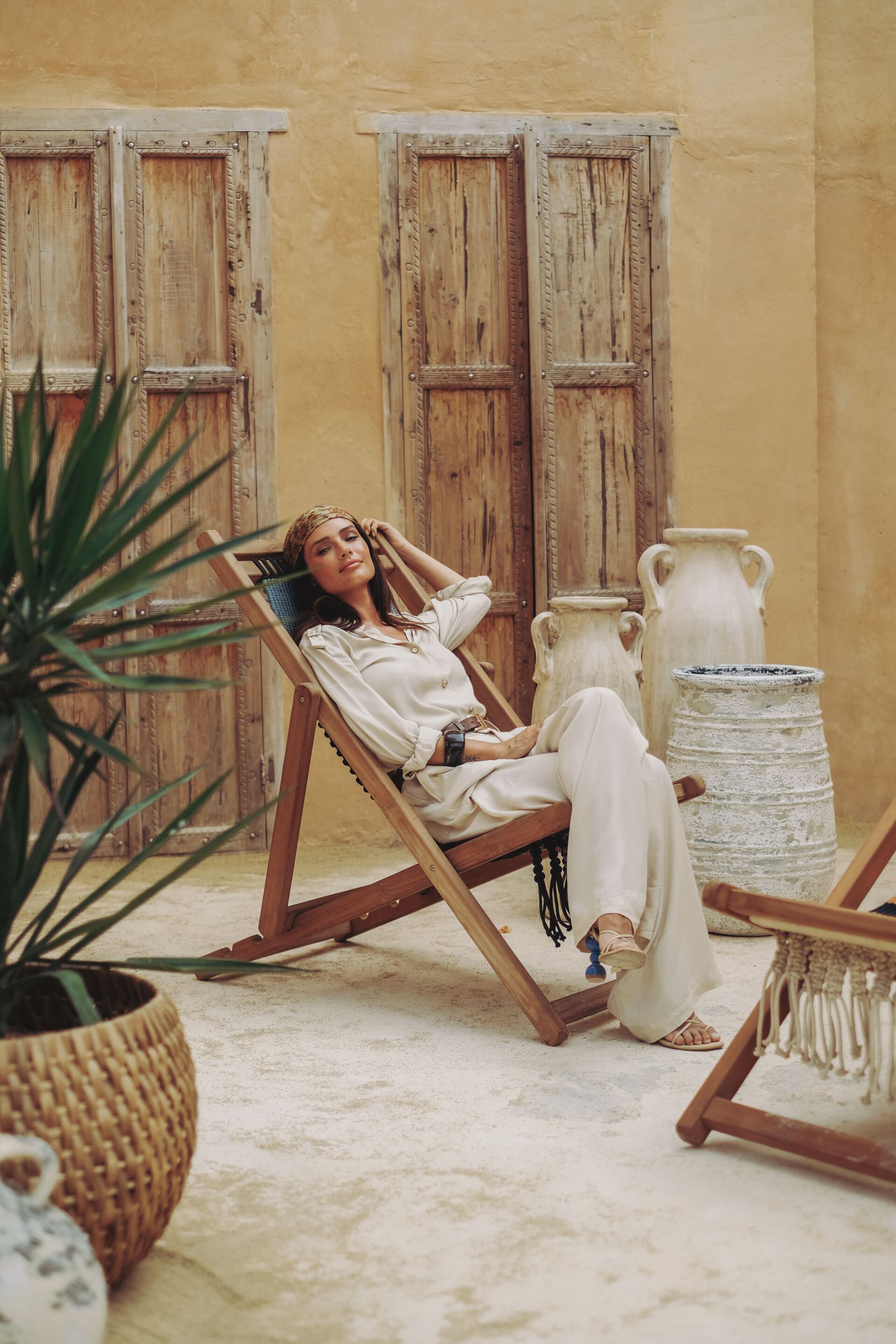 Кресло для отдыха из тикового дерева и веревки cbdesign Виареджо ARCH-00142467 - Вид №5