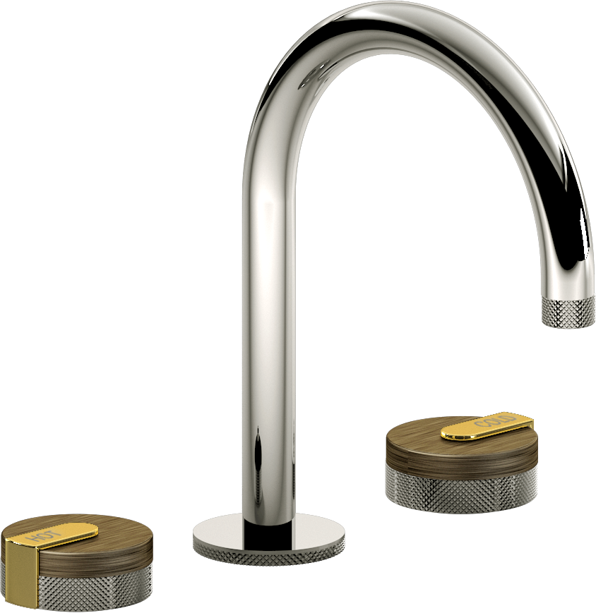 E-11512-R1VBB-L1AU-PC Смеситель для умывальника на 3 отвертия GRAFF MOD+