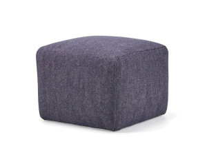 Квадратный пуф из ткани