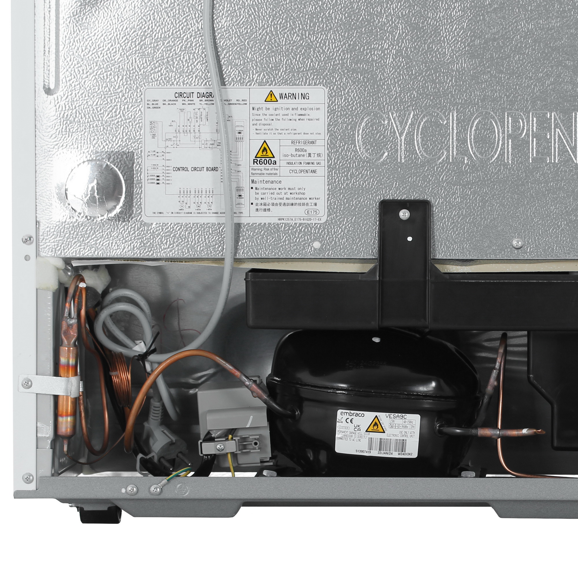 9087367 Холодильник с морозильником   Hitachi R-V660PUC7-1 TWH белый STDN-0147033 - Вид №12