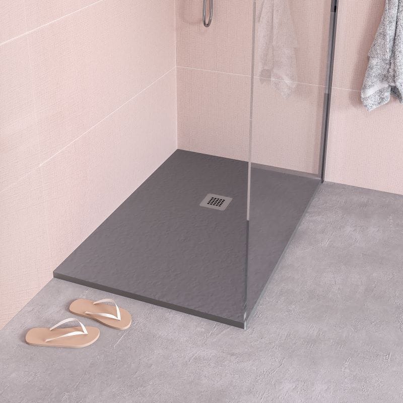 Нескользящий прямоугольный поддон для душа из композитного материала Ercos Stone ARCH-00120814 - Вид №3
