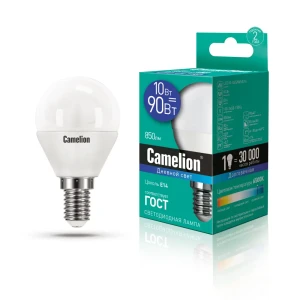 Светодиодная лампа Camelion LED10-G45/865/E14 13569