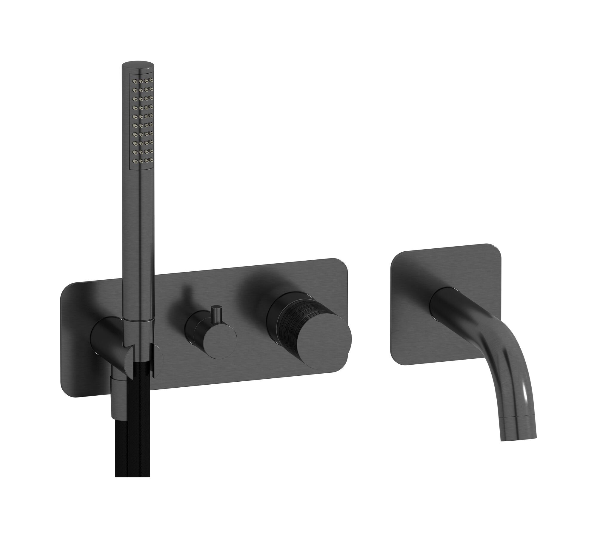 Встраиваемый смеситель для душа с 4 отверстиями и ручным душем IB винил ARCH-00147926 - Вид №3