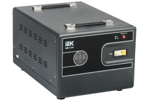 16523880 1-фазный стабилизатор напряжения , переносной 8кВА HUB IVS21-1-008-13 IEK
