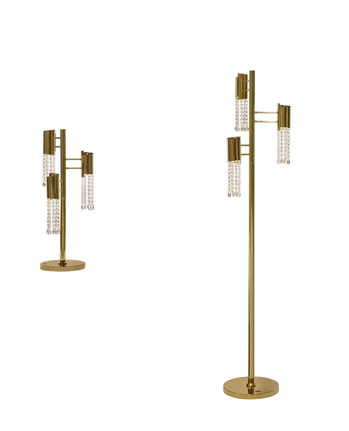 Настольная лампа из нержавеющей стали с кристаллами K-Lighting Melissa ARCH-00136540 - Вид №1