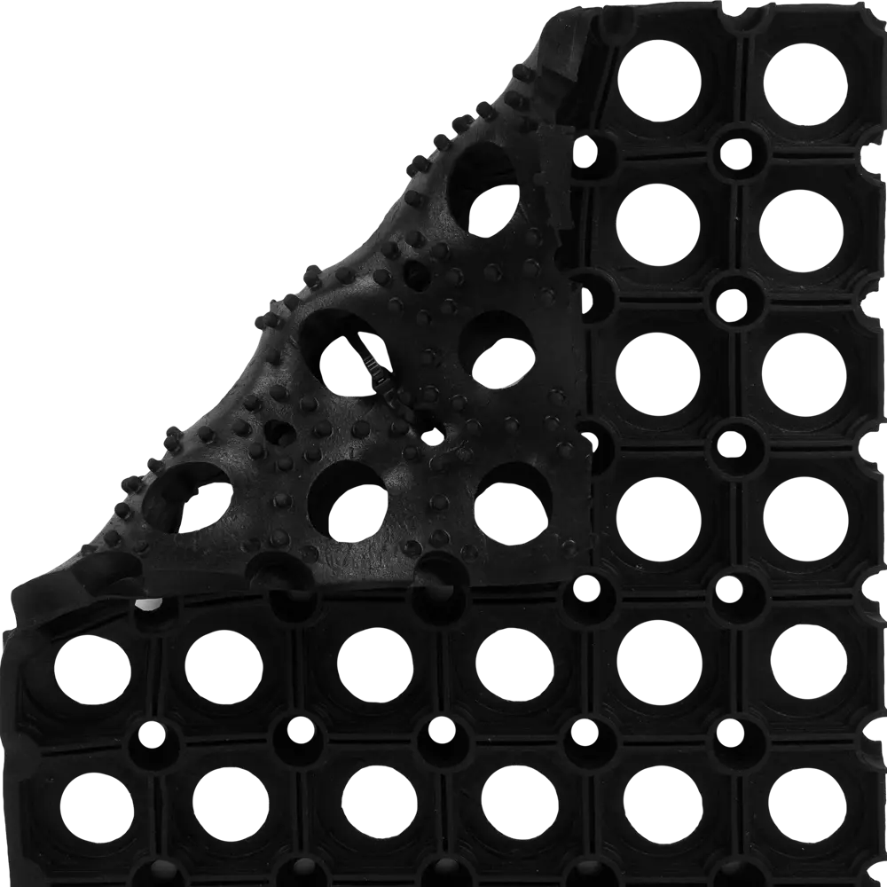 Коврик Inspire Flavio 25x75 см резина цвет чёрный STLM-2189073 - Вид №4