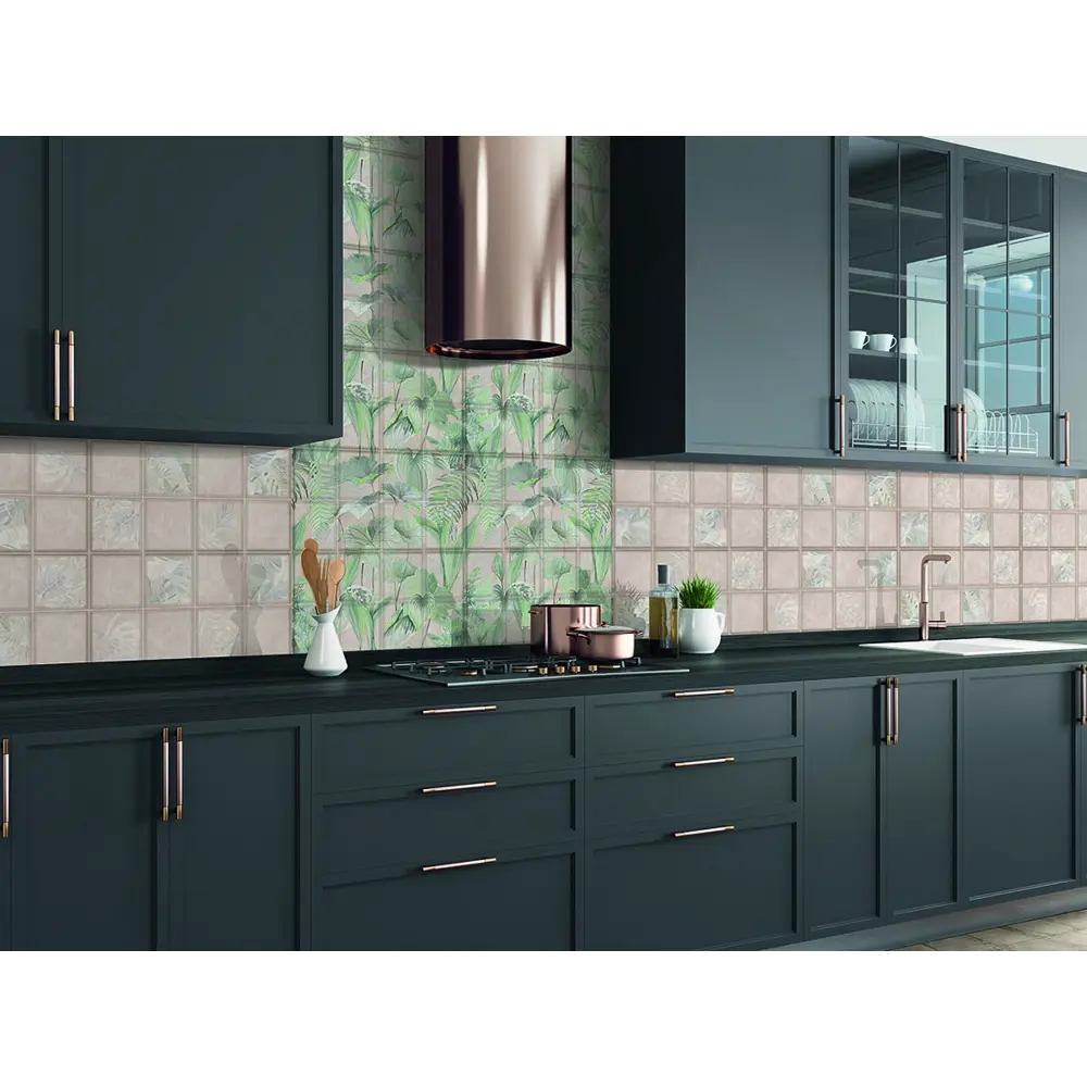 Настенная плитка Azori Maiolica Collage Crema 31.5x63 см 1.59 м² матовый цвет бежевый 84735787 STLM-2198121 Kerlife - Вид №2