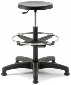 Linea Fabbrica Офисный стул с 5 спицами из полиуретана с подставкой для ног Mea
