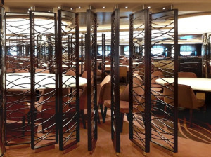 Окрашенная стальная перегородка