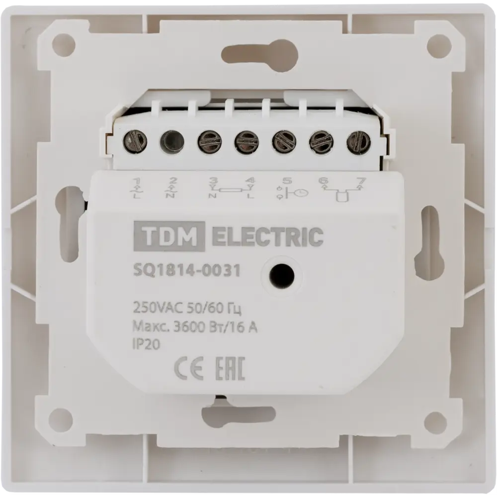 Терморегулятор TDM Таймыр для теплого пола с механическим управлением 85590896 STLM-0064381 - Вид №1